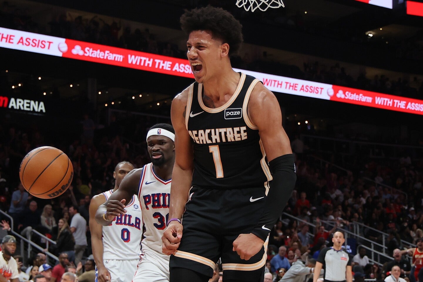 ホークスはジョンソンを中心に、球宴後は19勝３敗と快進撃を見せている。(C)Getty Images