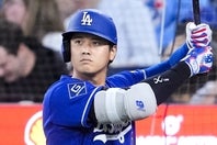 現地６日のブルージェイズ戦で２戦連発の３号を放った大谷。(C)Getty Images