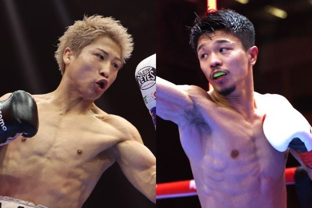 ゴールデンウイークに激突する井上（左）と中谷（右）。(C)Getty Images