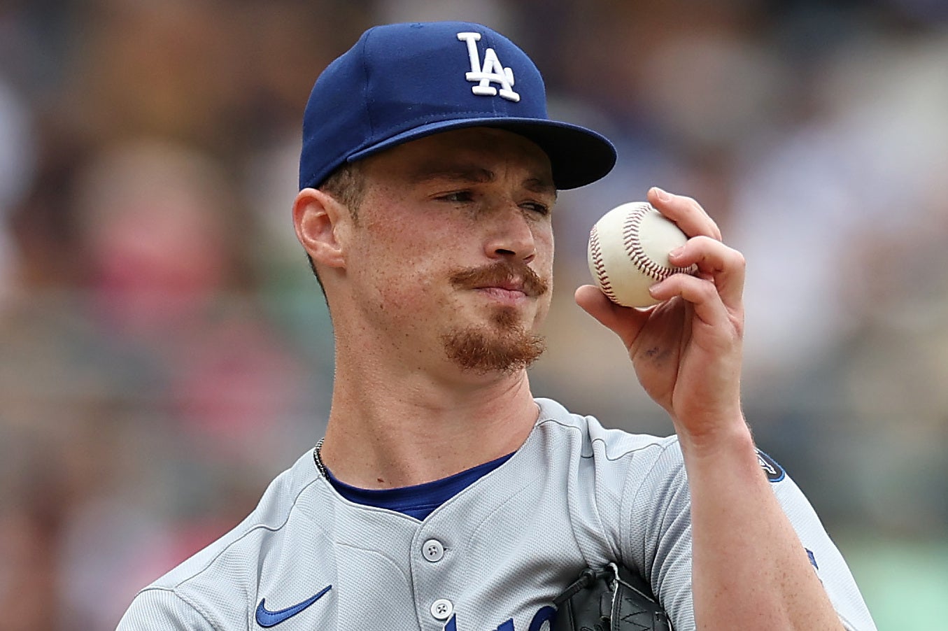 ドジャースのドライヤー。７回に２失点を喫した。(C) Getty Images