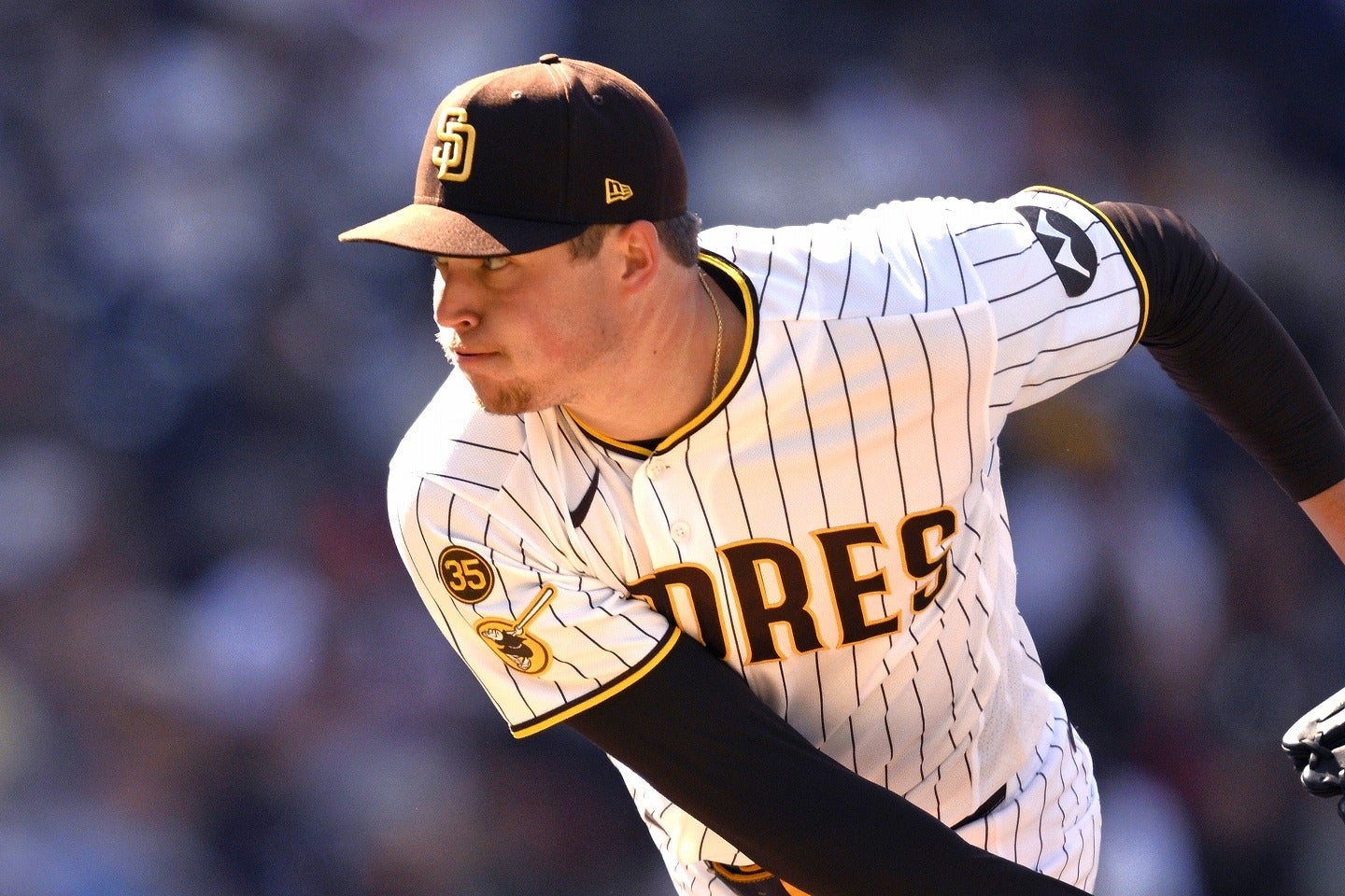 驚異的なピッチングを続けているミラー。(C) Getty Images