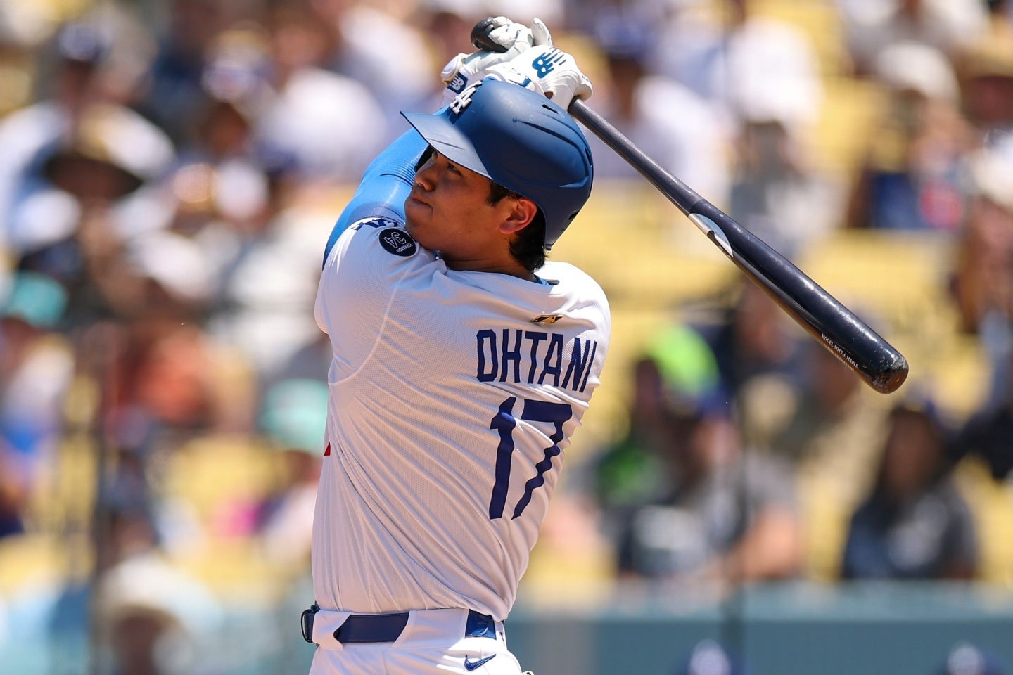 大谷は２戦連続先頭打者アーチを放った。(C)Getty Images