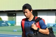 錦織はタラハシーの下部大会を欠場し、２週連続の大会出場とはならなかった。写真：滝川敏之