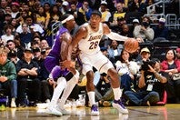 八村は22得点、10リバウンドで今季初のダブルダブル。いい形でレギュラーシーズンを終え、自身５回目のプレーオフに臨む。(C)Getty Images