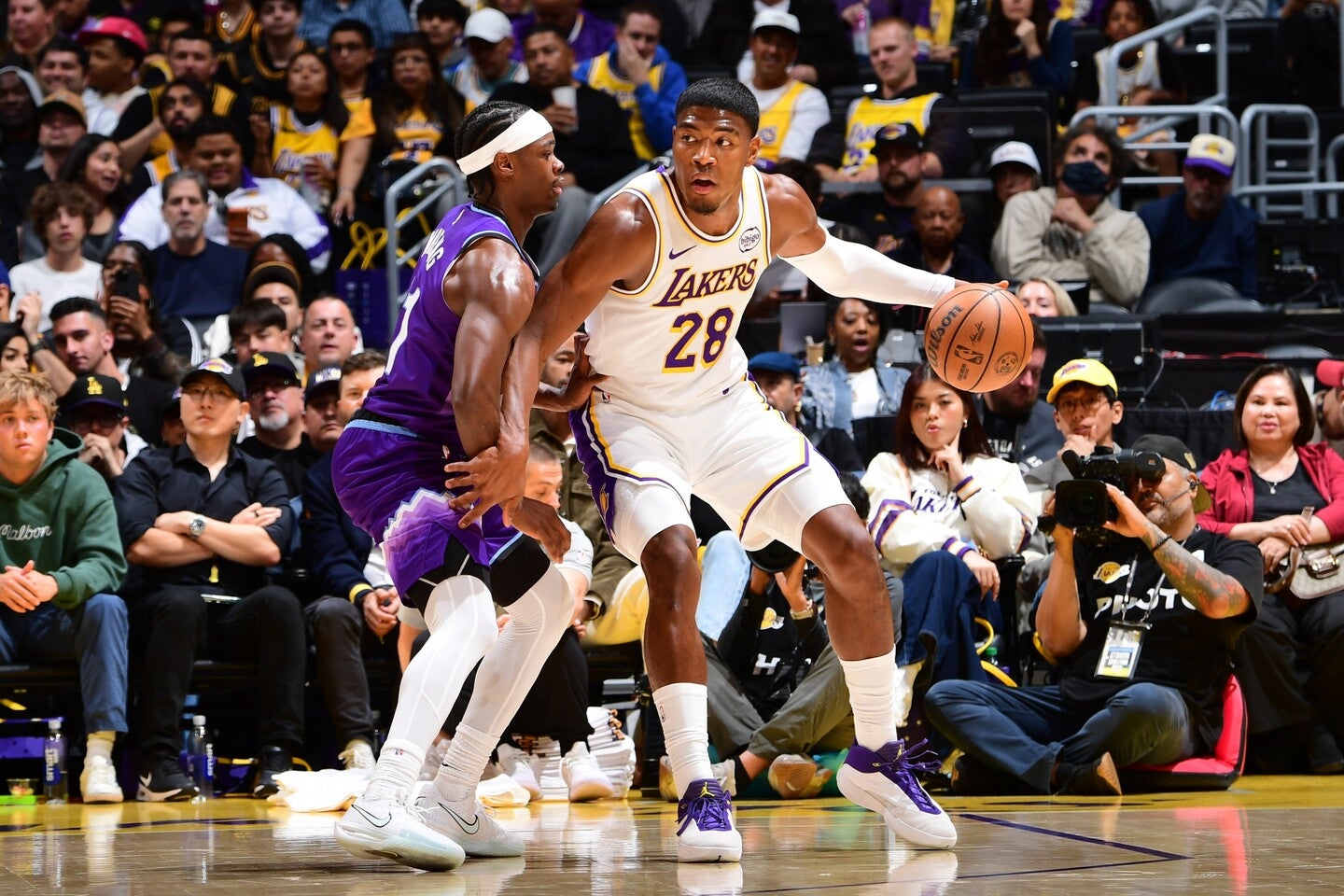 八村は22得点、10リバウンドで今季初のダブルダブル。いい形でレギュラーシーズンを終え、自身５回目のプレーオフに臨む。(C)Getty Images