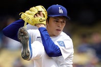 ドジャースの佐々木朗希。今季２敗目を喫した。(C) Getty Images