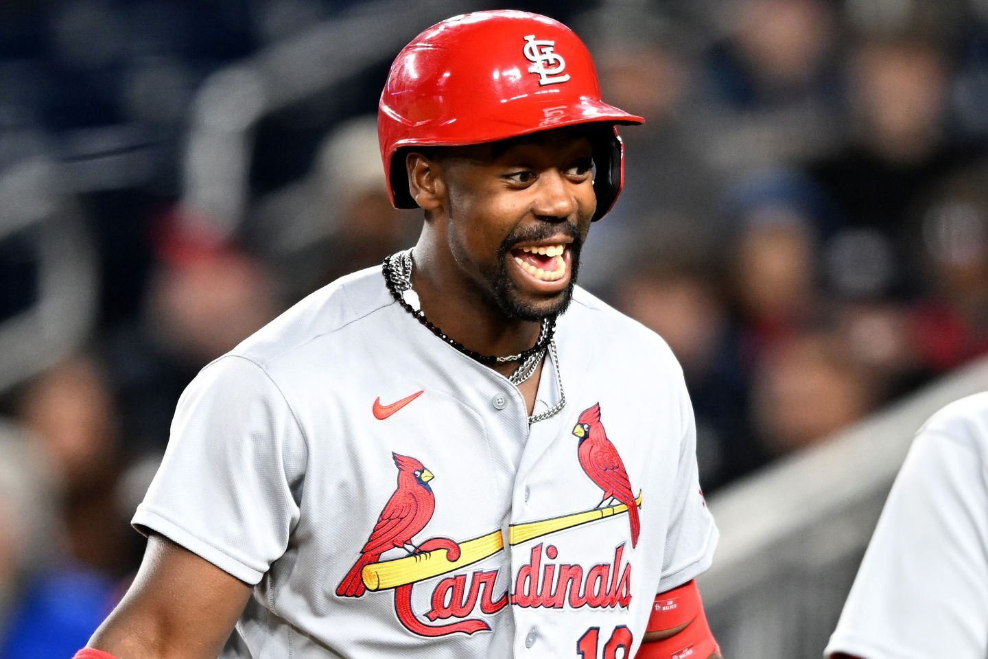 メジャートップとなる第８号のソロ本塁打を放ったカーディナルスのウォーカー。(C) Getty Images