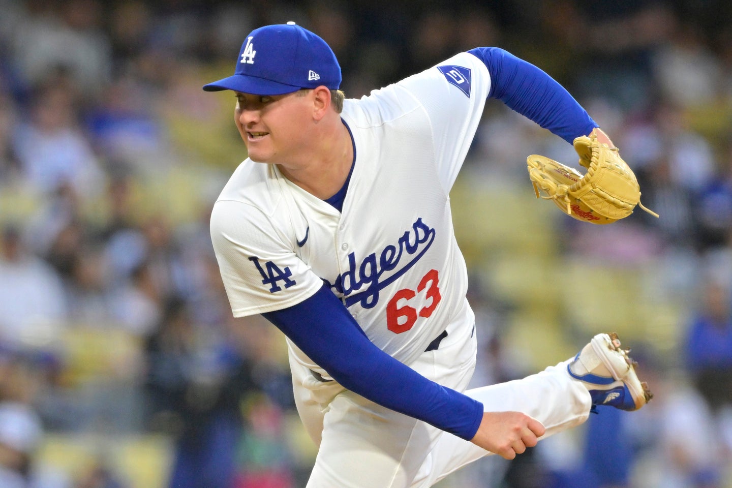 ドジャース右腕のハート。右腕ベン・カスパリウスの代わりにメジャー昇格を果たした。(C) Getty Images