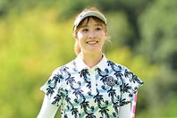 女子プロゴルファーの都玲華。ベンツの愛車を披露した。(C)Getty Images