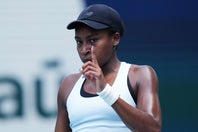 舞台裏でのラケット破壊映像が拡散され、プライバシー問題が議論される発端となったガウフが、自ら解決策を提示した。(C)Getty Images