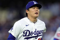 ドジャースの山本由伸。20者連続アウトの圧巻投球を披露した。(C) Getty Images
