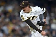 マリナーズ戦でも９回に相手打線を３者凡退に抑えたミラー。(C)Getty Images