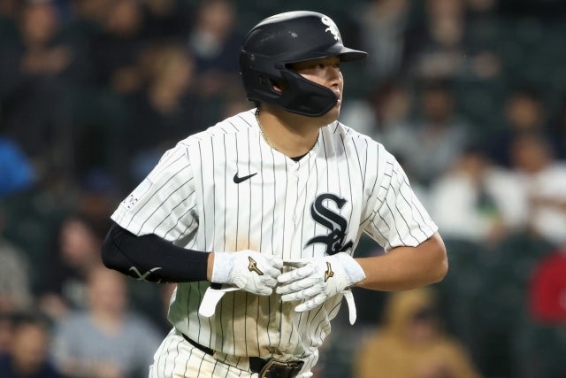 レイズ戦で２四球１安打だった村上。(C)Getty Images