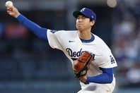大谷はメッツ戦で今季２勝目。６回まで２安打１失点、10奪三振の好投劇だった。(C)Getty Images