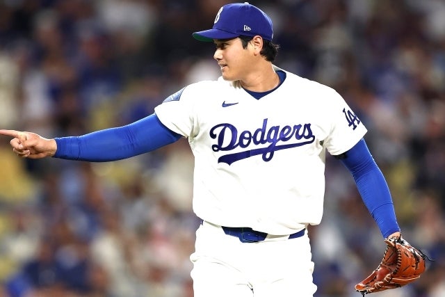 メッツ戦で好投した大谷。今季２勝目を挙げた。(C)Getty Images