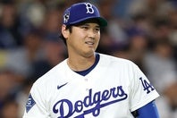 またしても偉大な記録を打ち立てたドジャースの大谷。(C)Getty Images
