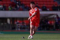 コベルコ神戸スティーラーズの司令塔、李承信。(C) Getty Images