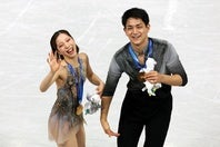 ミラノ・コルティナ五輪で金メダルを獲得したりくりゅう。SNSで現役引退を電撃発表した。(C) Getty Images