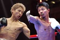 東京ドームで激突する井上（左）と中谷（右）。(C)Getty Images