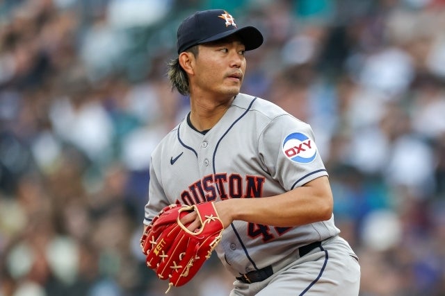 今シーズンのここまで３試合に投げて防御率７点台と苦しんでいる今井。現在はIL入りしている。(C)Getty Images