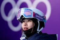 女子モーグルの中尾春香。２月のミラノ・コルティナ五輪に初出場し、決勝に進出した。(C)Getty Images