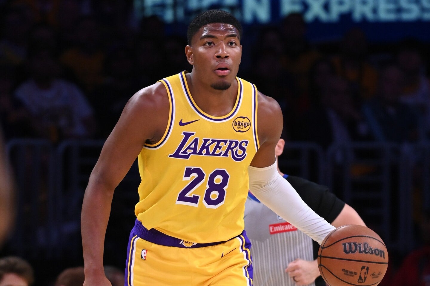 八村が前半から攻守で奮闘した。(C)Getty Images