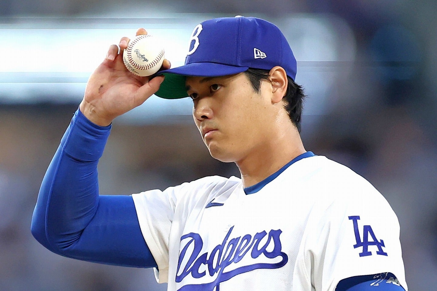 リーグ平均の投手と比べて圧倒的な成績を残している大谷。(C)Getty Images