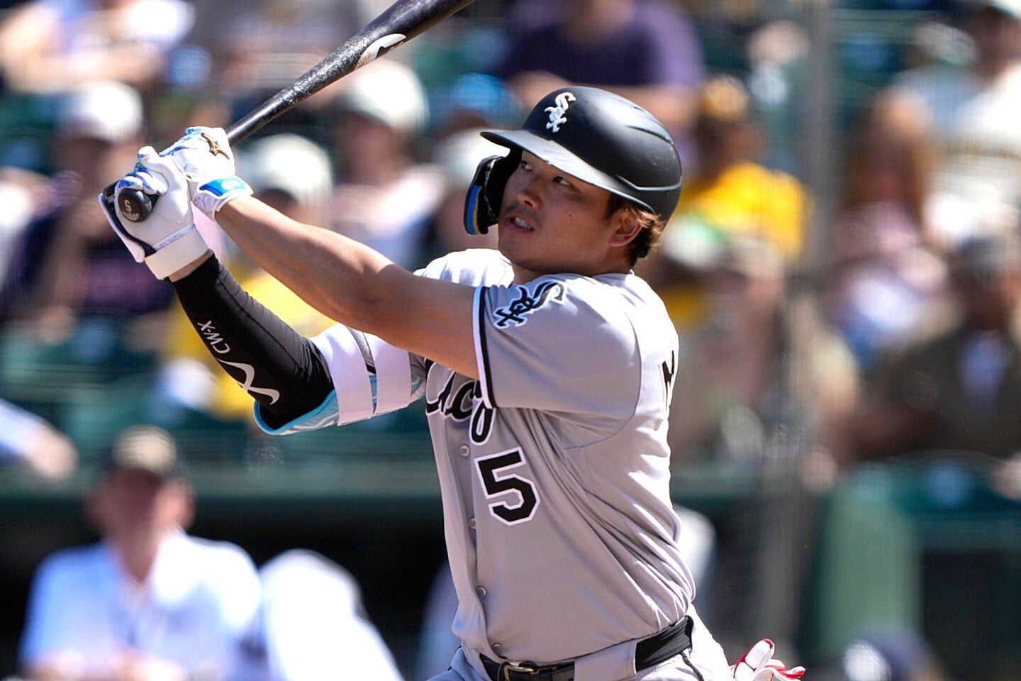 村上は敵地で７号ソロHRを放った。(C)Getty Images