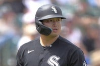 デビューから22試合で８本目のホームランを放った村上。(C)Getty Images