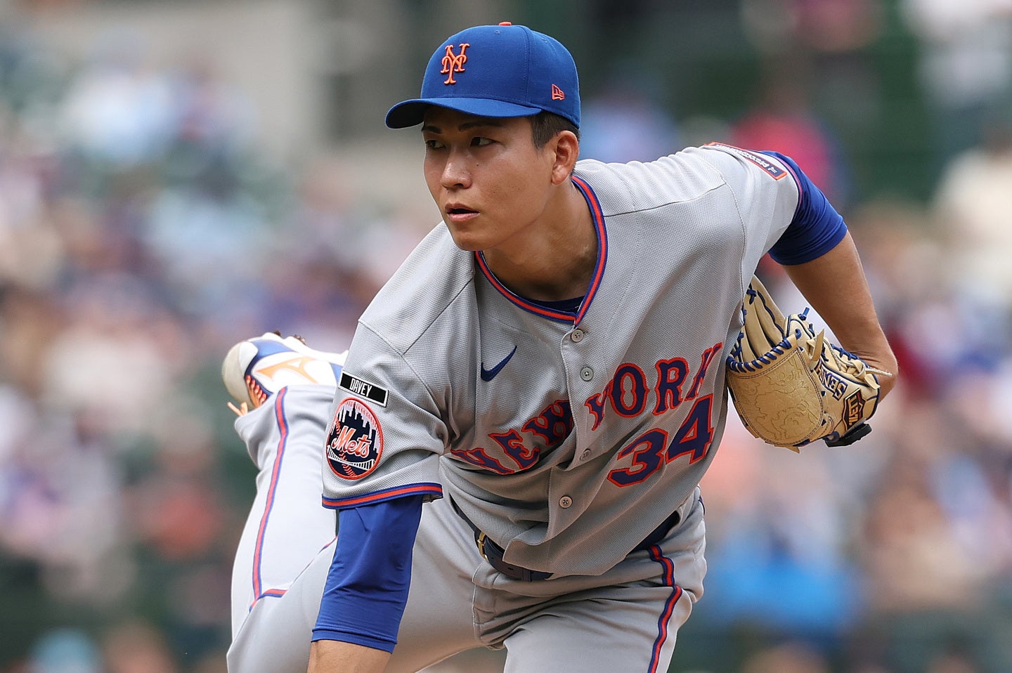 メッツの千賀滉大。今季も苦戦している。(C)Getty Images