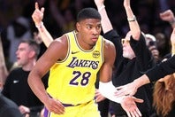 プレーオフで現役屈指の得点効率を叩き出している八村。(C)Getty Images