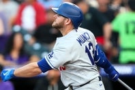 ４打数４安打、２本塁打と大当たりだったマンシー。(C)Getty Images