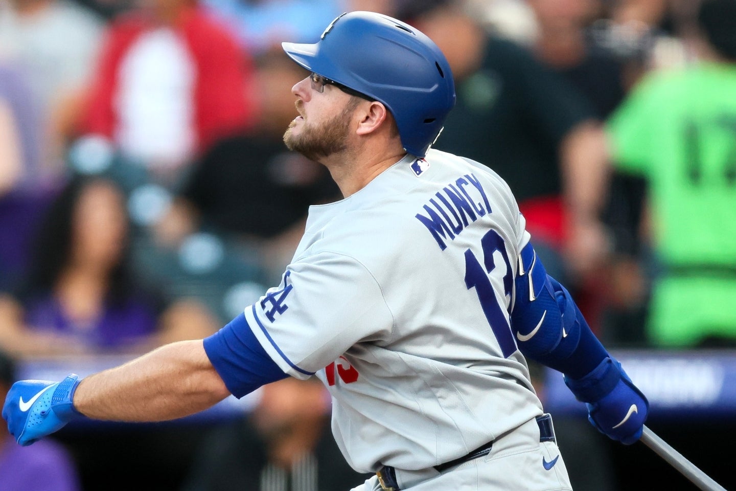 ４打数４安打、２本塁打と大当たりだったマンシー。(C)Getty Images