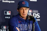 MLBのロースター規定に異議を唱えたカブスのカウンセル監督。(C)Getty Images