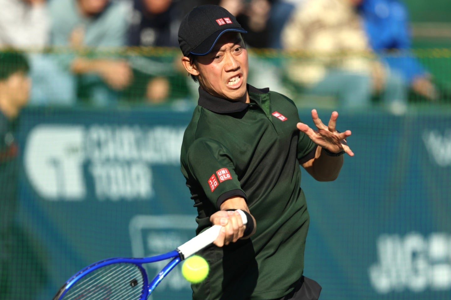 ランキング回復を狙う錦織がサバンナ・チャレンジャーで好スタートを切った。※写真は昨年の横浜慶應チャレンジャー。写真：滝川敏之