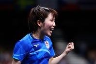 パリ五輪団体銀メダルを獲得した平野美宇。(C)Getty Images