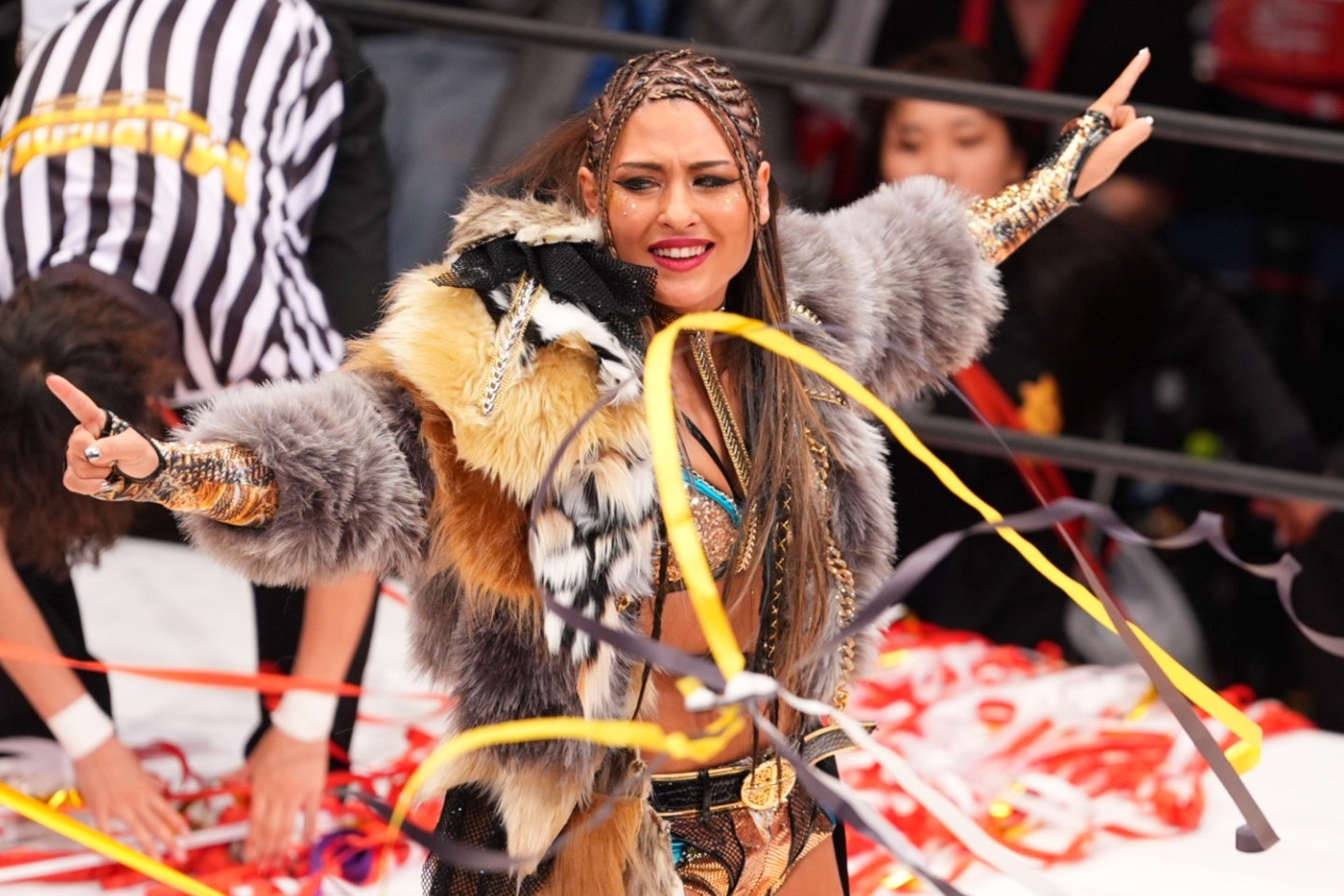 WWEに所属するジュリア。※写真はマリーゴールド時代。(C)THE DIGEST