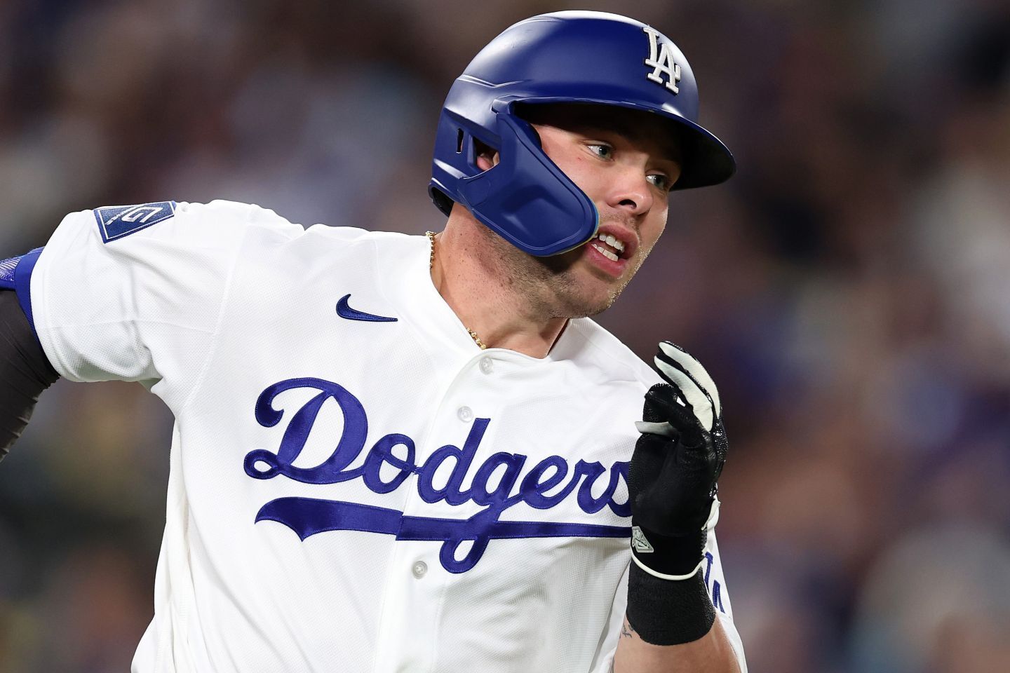 シーズン序盤から驚異的な打棒を披露しているドジャースのラッシング。(C)Getty Images