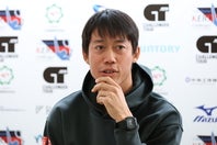 思い出の大会であるサバンナCHに出場中の錦織圭。大会後には数週間の休養を取るという。※写真は昨年の横浜慶應チャレンジャー。写真：永島裕基
