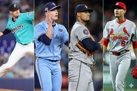 ４人のトレード候補として、左からフェアバンクス、バーランド、アブレイユ、オブライエン。(C)Getty Images