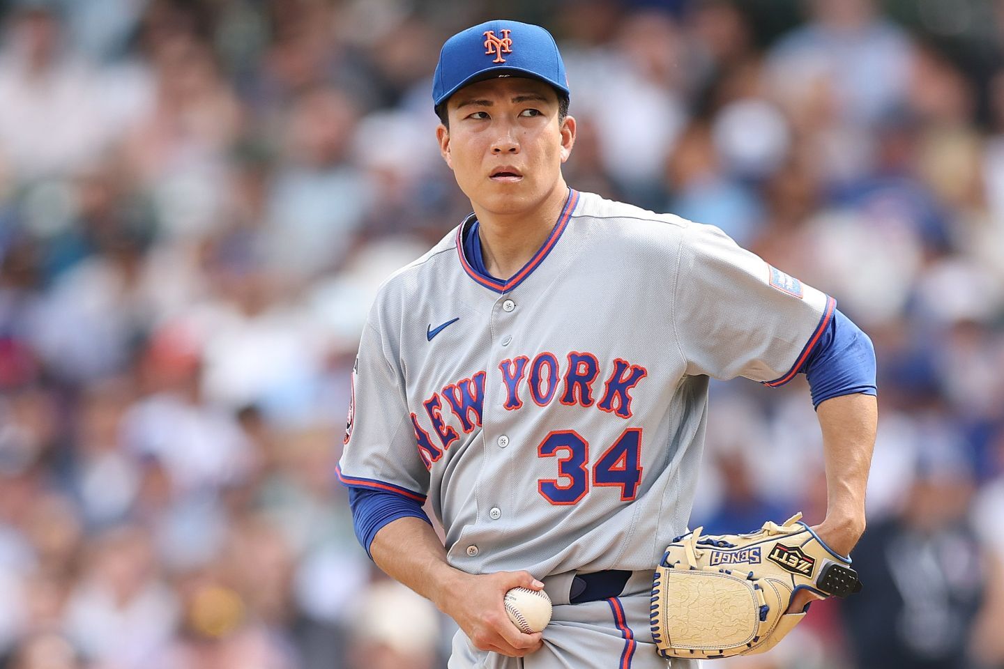 次回登板が週末の試合にスライドとなった千賀。(C) Getty Images