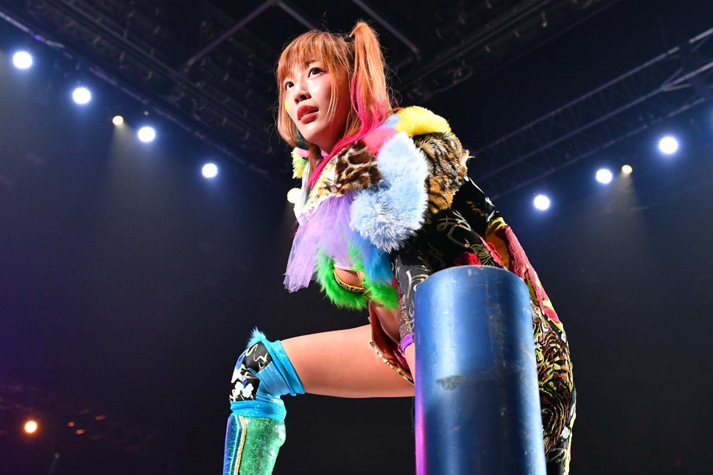 人気レスラーのウナギ・サヤカ。SNSに投稿したビキニ姿が脚光を浴びている。(C)THE DIGEST