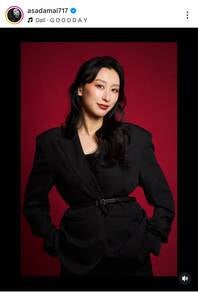 元フィギュアスケート選手の浅田舞さん。SNSに投稿したモデル撮影の様子が反響を呼んでいる。画像は浅田舞の公式インスタグラムのスクリーンショット。