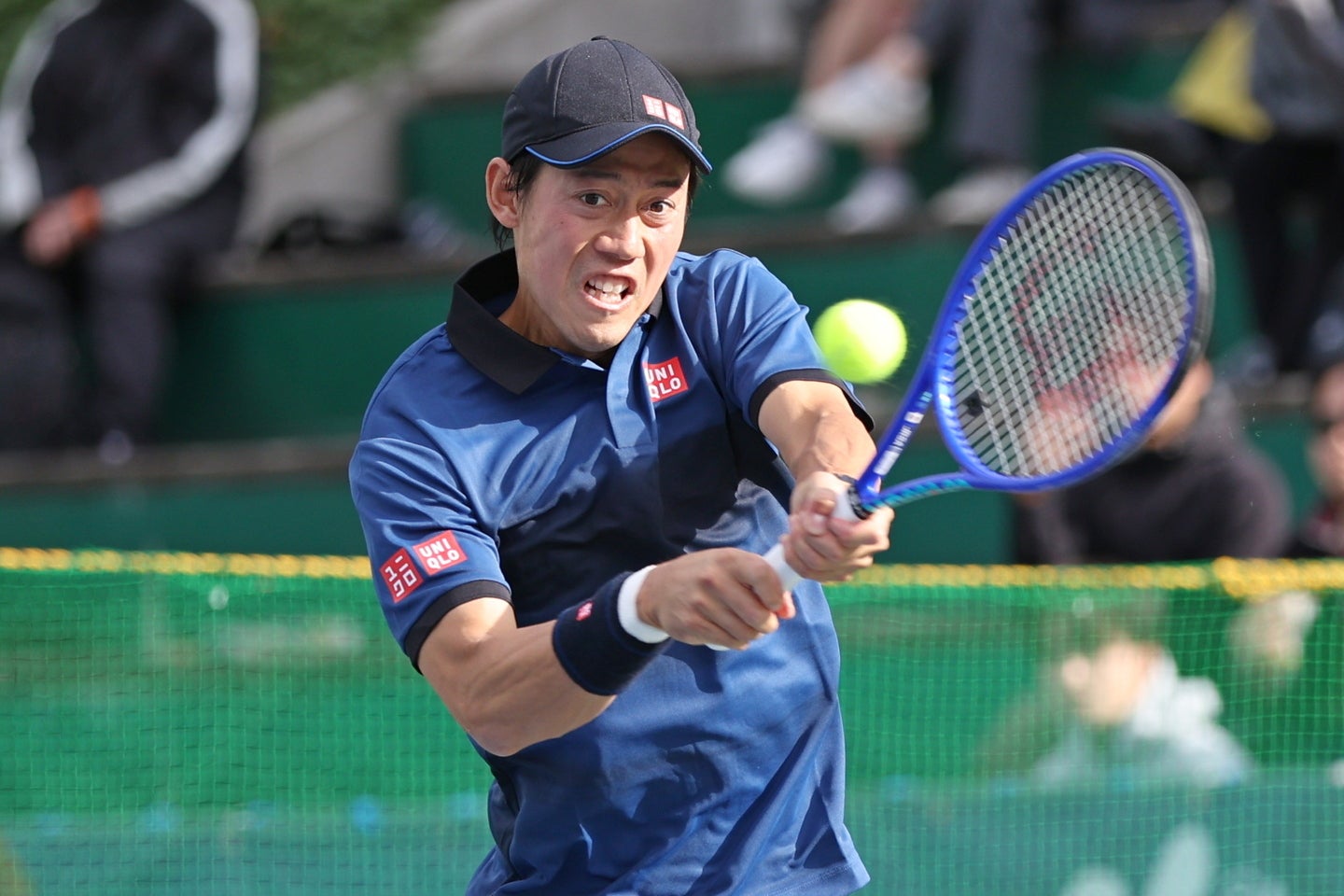 サバンナ・チャレンジャーに出場した錦織圭は、２回戦でジュニアランク最高３位のケネディーと対戦し、フルセットで敗れた。※写真は昨年の横浜慶應チャレンジャー。写真：永島裕基