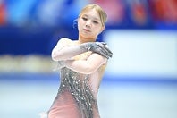 昨年の全日本ジュニアで８位入賞した村上遥奈。写真：金子拓弥（THE DIGEST写真部）