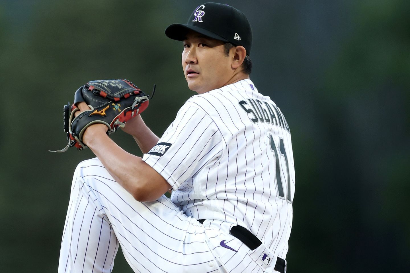 今季２勝目を挙げたロッキーズの菅野。(C) Getty Images