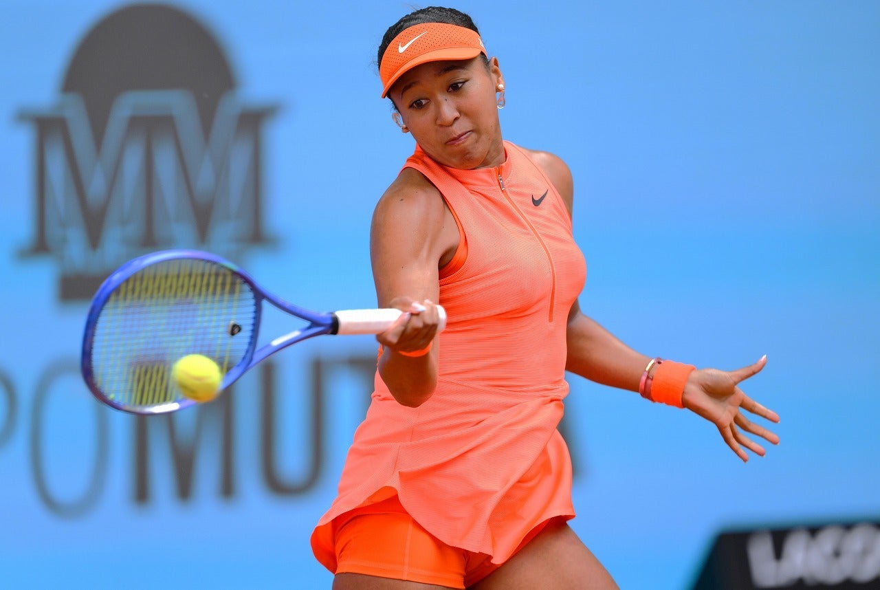 今季最初となるクレーコートでの戦いをストレートで勝利した大坂なおみ。(C)Getty Images