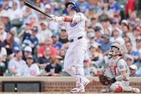 ３戦連続弾を含む３安打の鈴木。打率は３割を超えた。(C)Getty Images