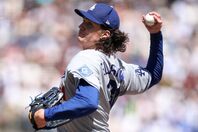 今季３勝目を挙げたドジャースのグラスノー。(C)Getty Images