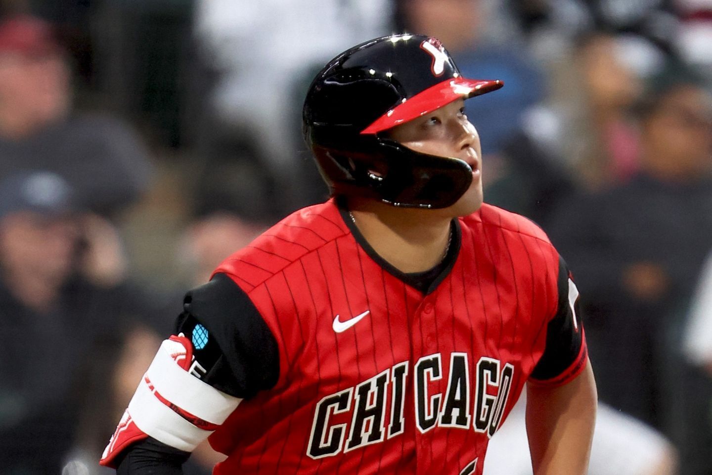 村上がア・リーグ首位タイとなる11号本塁打を放った。(C) Getty Images